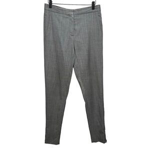 Stella McCartney Grey Wool Trouser Pants Ankle Zipper Size Medium